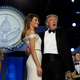 President Donald Trump with the First Lady at the Freedom Ball, Friday, January 20, 2017, in Washington (AP Photo/Evan Vucci)
